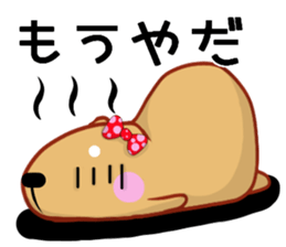 Kyapibara women's mother sticker #12076156