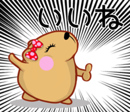 Kyapibara women's mother sticker #12076165