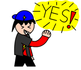 Mr.LectroZ The lightning boy sticker #12076610