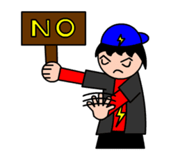 Mr.LectroZ The lightning boy sticker #12076611