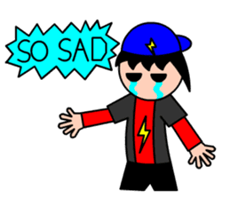 Mr.LectroZ The lightning boy sticker #12076613