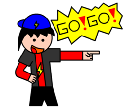 Mr.LectroZ The lightning boy sticker #12076620