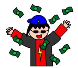 Mr.LectroZ The lightning boy sticker #12076634