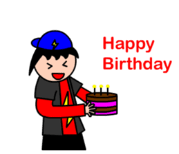 Mr.LectroZ The lightning boy sticker #12076635