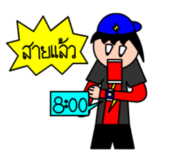 Mr.LectroZ The lightning boy sticker #12076639