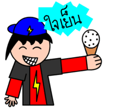 Mr.LectroZ The lightning boy sticker #12076644