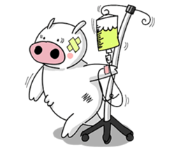 A delightful pig family 2 sticker #12076928