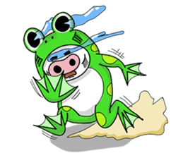 A delightful pig family 2 sticker #12076946