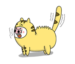 A delightful pig family 2 sticker #12076955