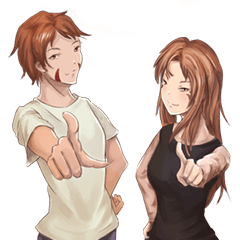 A day of Wolf brother and sister