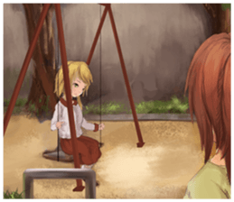 A day of Wolf brother and sister sticker #12077335