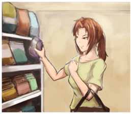 A day of Wolf brother and sister sticker #12077344