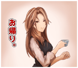 A day of Wolf brother and sister sticker #12077363