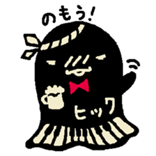 Monster stripes sticker #12077437