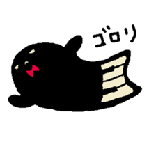 Monster stripes sticker #12077443