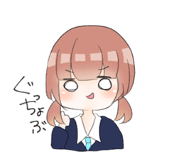 Jitome chan Sticker sticker #12077840