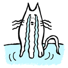 an Easygoing cat sticker #12078454