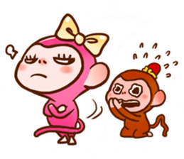 Golden Monkey "Good Luck", Gold Monky sticker #12078528