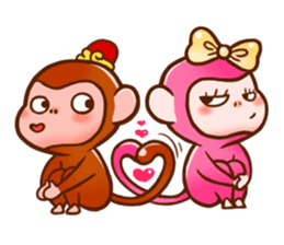 Golden Monkey "Good Luck", Gold Monky sticker #12078529