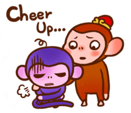 Golden Monkey "Good Luck", Gold Monky sticker #12078530