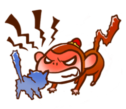 Golden Monkey "Good Luck", Gold Monky sticker #12078531