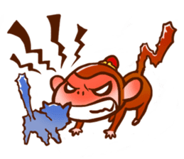 Golden Monkey "Good Luck", Gold Monky sticker #12078531