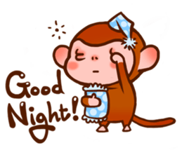 Golden Monkey "Good Luck", Gold Monky sticker #12078533