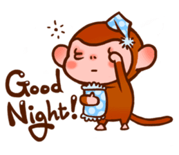 Golden Monkey "Good Luck", Gold Monky sticker #12078533