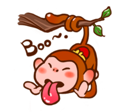 Golden Monkey "Good Luck", Gold Monky sticker #12078540