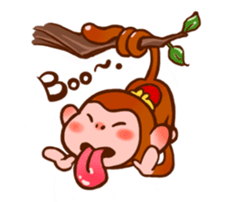 Golden Monkey "Good Luck", Gold Monky sticker #12078540