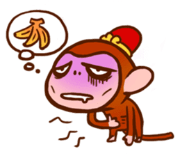 Golden Monkey "Good Luck", Gold Monky sticker #12078544