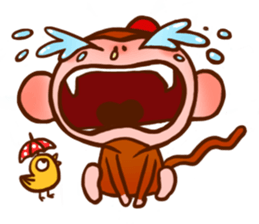 Golden Monkey "Good Luck", Gold Monky sticker #12078552