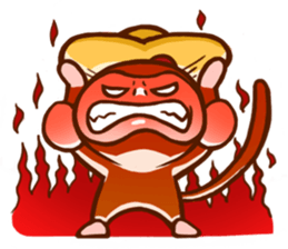Golden Monkey "Good Luck", Gold Monky sticker #12078554