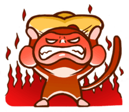 Golden Monkey "Good Luck", Gold Monky sticker #12078554