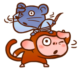 Golden Monkey "Good Luck", Gold Monky sticker #12078555