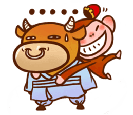 Golden Monkey "Good Luck", Gold Monky sticker #12078556