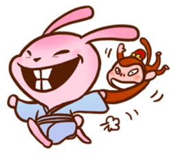 Golden Monkey "Good Luck", Gold Monky sticker #12078558