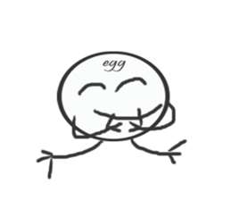 EGG BRO DISAPPEAR(transparent) sticker #12078647