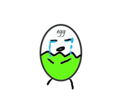 EGG BRO DISAPPEAR(transparent) sticker #12078652