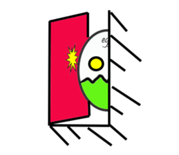EGG BRO DISAPPEAR(transparent) sticker #12078655