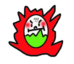 EGG BRO DISAPPEAR(transparent) sticker #12078656