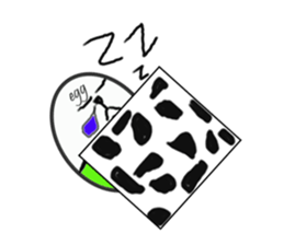 EGG BRO DISAPPEAR(transparent) sticker #12078662