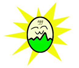 EGG BRO DISAPPEAR(transparent) sticker #12078664