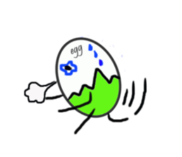 EGG BRO DISAPPEAR(transparent) sticker #12078667