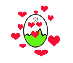 EGG BRO DISAPPEAR(transparent) sticker #12078669