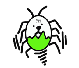 EGG BRO DISAPPEAR(transparent) sticker #12078674