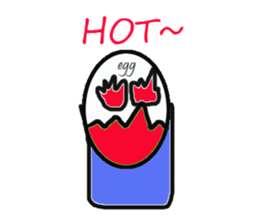 EGG BRO DISAPPEAR(transparent) sticker #12078675