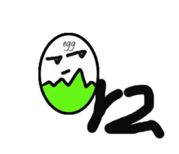 EGG BRO DISAPPEAR(transparent) sticker #12078677