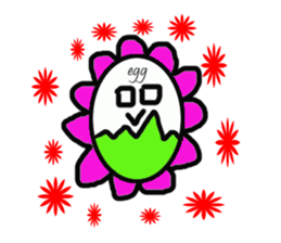 EGG BRO DISAPPEAR(transparent) sticker #12078679