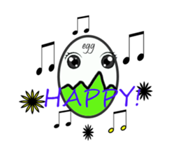 EGG BRO DISAPPEAR(transparent) sticker #12078682